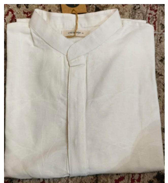 White Cotton Kurta