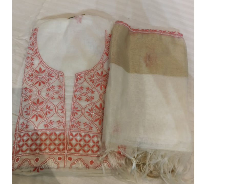 Chikankari Emb W/Dup Suit Set 175225