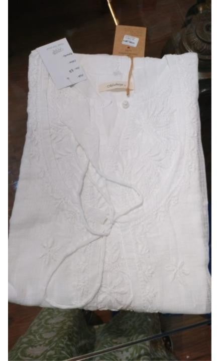 Chikankari Kota Kurti
