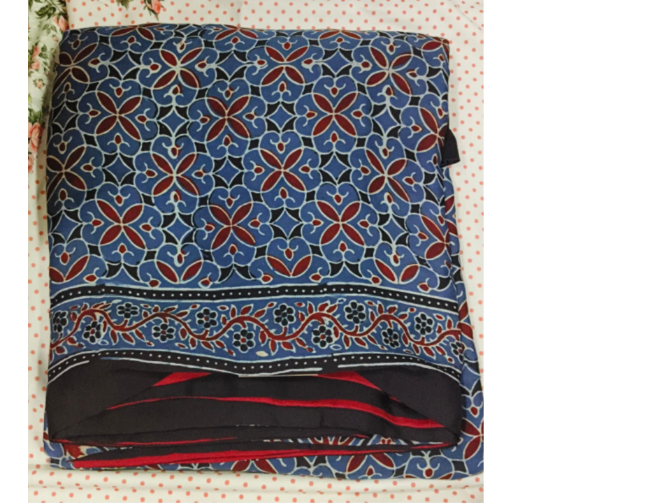 Emb Ajrakh Modal Saree 171984