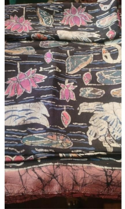 Silk batik Stole