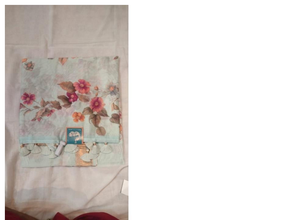 Linen White Dupatta