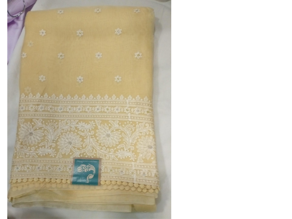 Organza Emb Butta Saree 165401