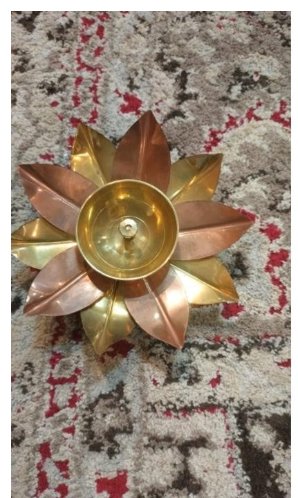 Brass Kamal Pata Deep