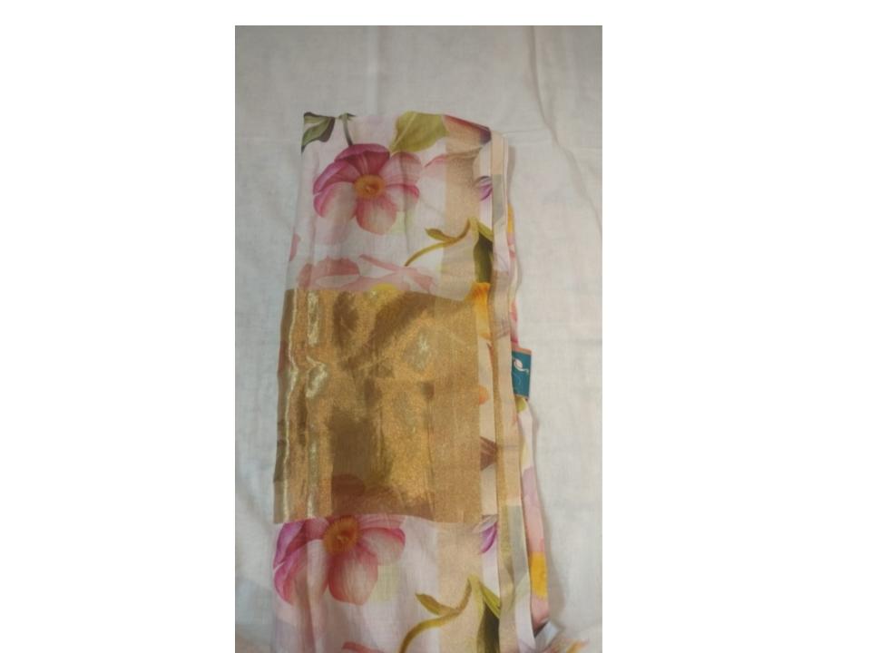 White Chanderi Dupatta