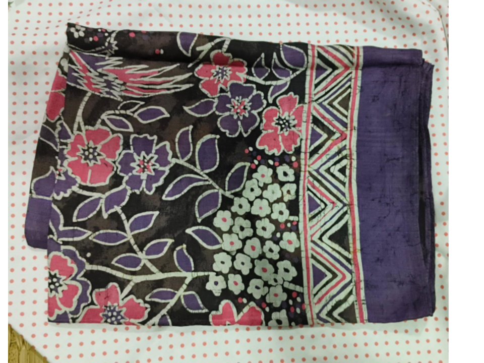 Batik Silk Dupatta 174380