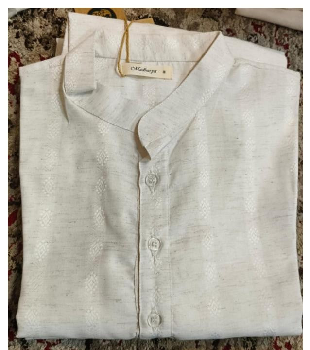 White Cotton Kurta