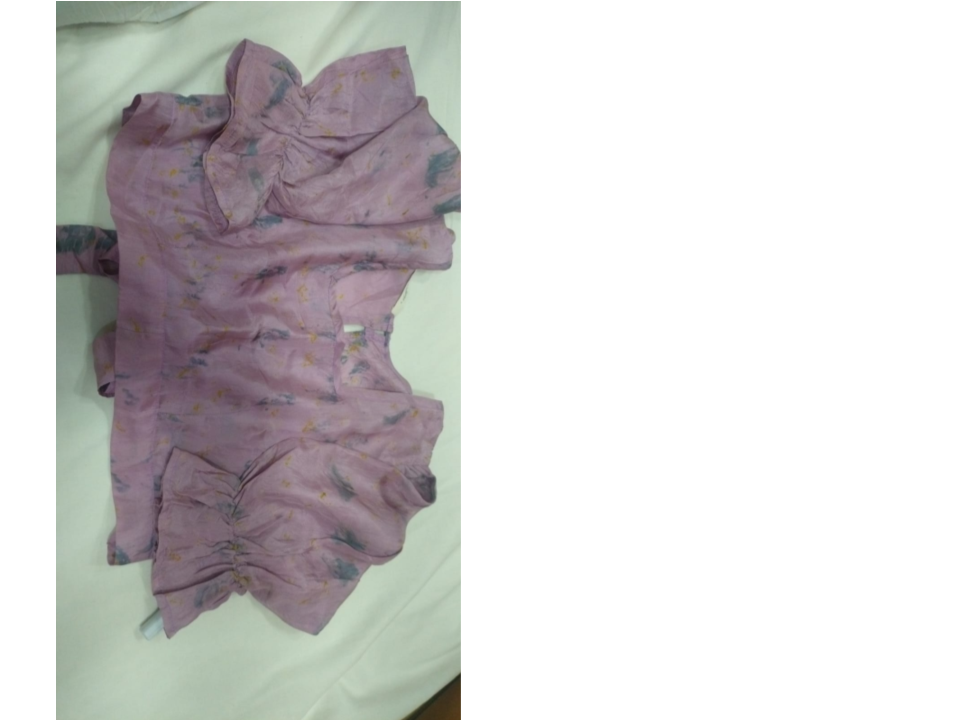 Eco print Silk Top  175098