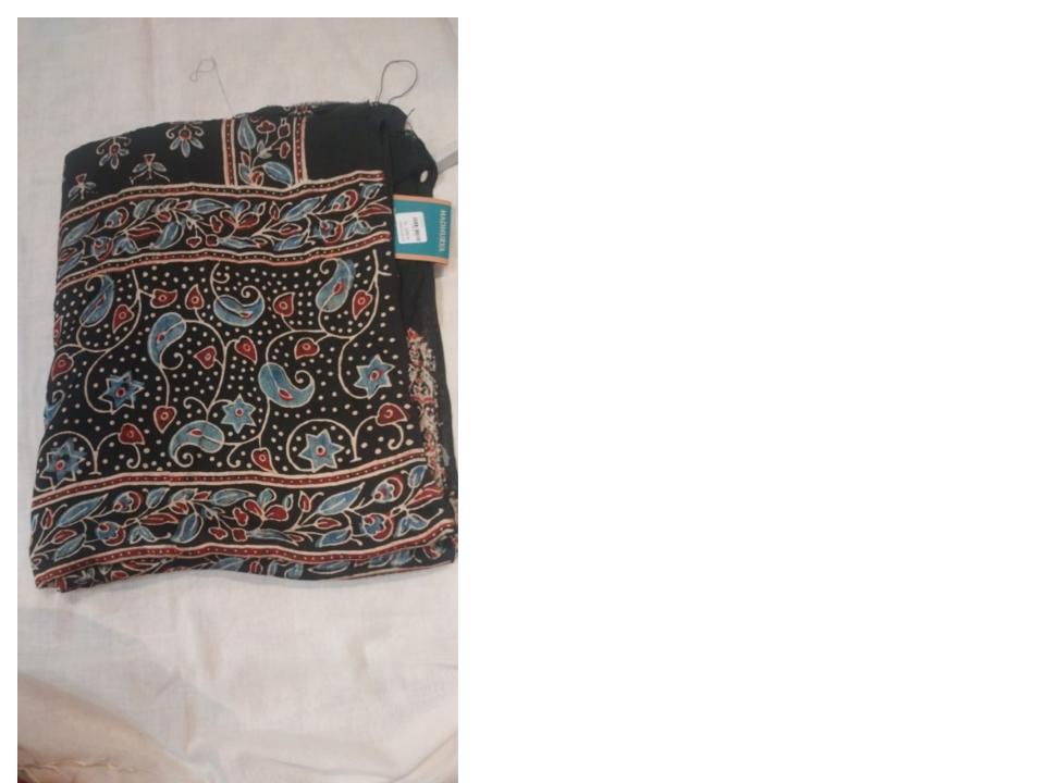 Ajrak Modal satin with zari Dupatta