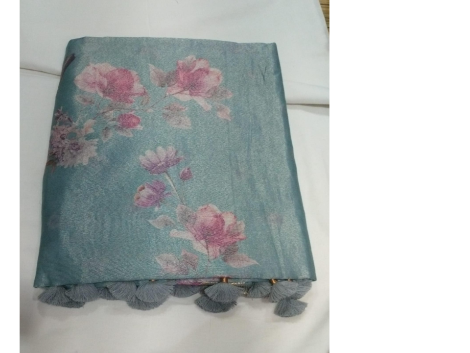 Digital Print Soft Tissue Saree 175771
