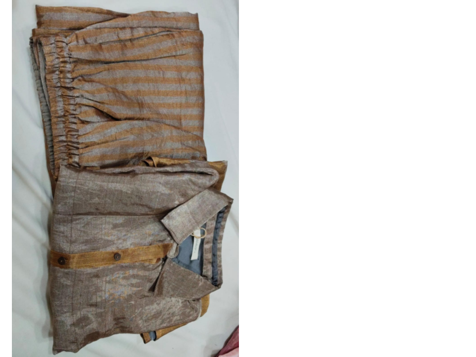 Zari Tissue Kurti Pant 175266