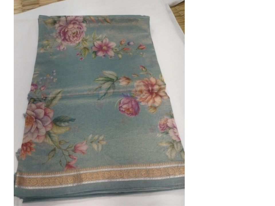 Digital Print Soft Tissue Saree 175770