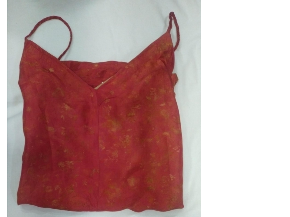 Eco print Silk  Dress 175101