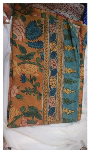 Kalamkari chanderi saree