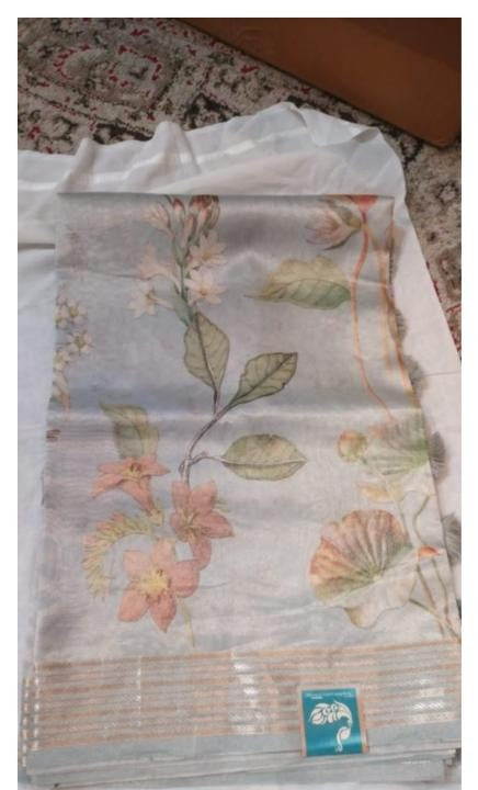 Saree Tissue printed