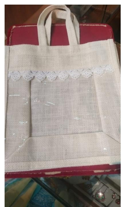 Jute Cotton  bag