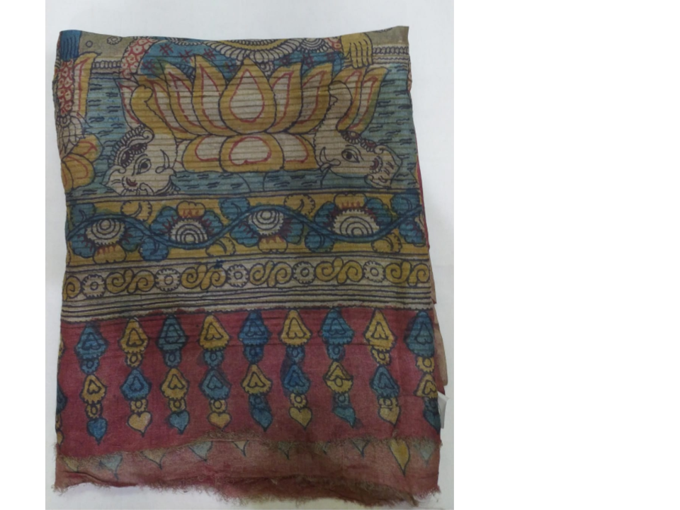 Kalamkari Tussar Duppata 175391