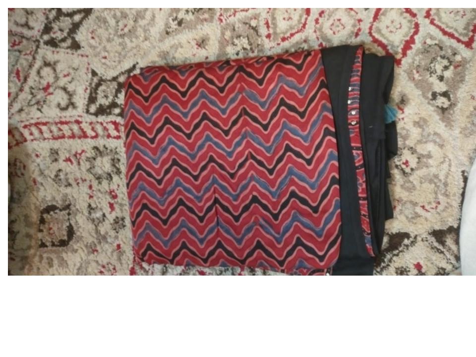 Ajrakh Modal Satin with Emb