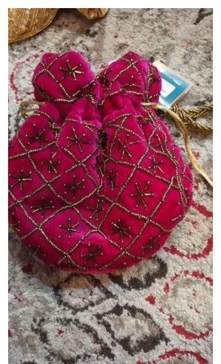 Emb Potli bag