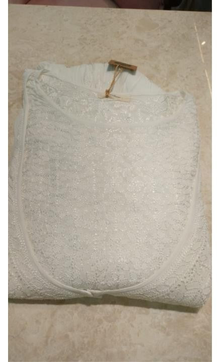 Chikankari Georgette Long Anarkali