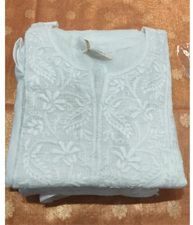 Chikankari Kota Suit set W/Dup +slip