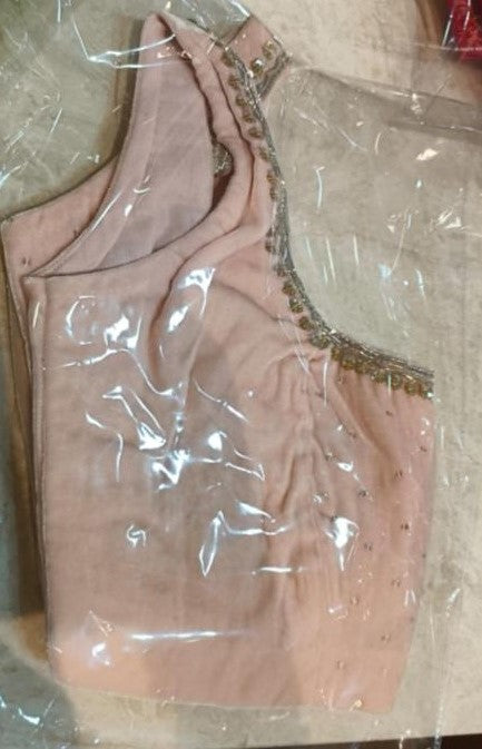 Velvet with Emb Readymade Blouse
