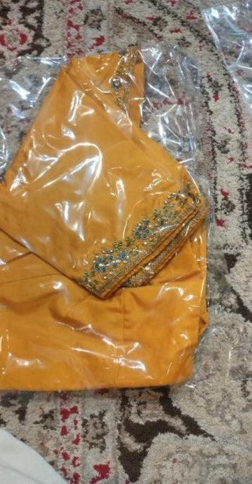 Silk Thanjore Emb Blouse Readymade