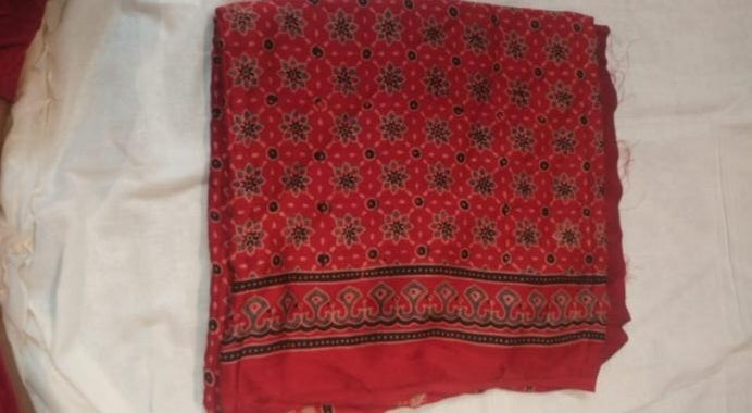 Ajrakh Modal Silk Dupatta
