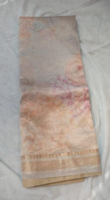 Soft Tissue printed Saree