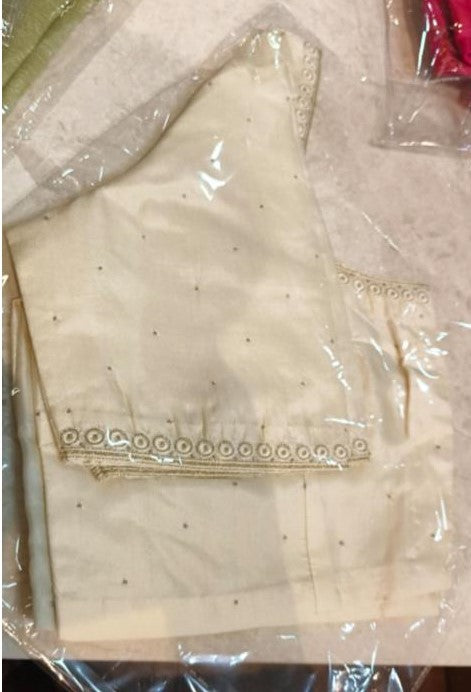 Silk With Emb Readymade Blouse
