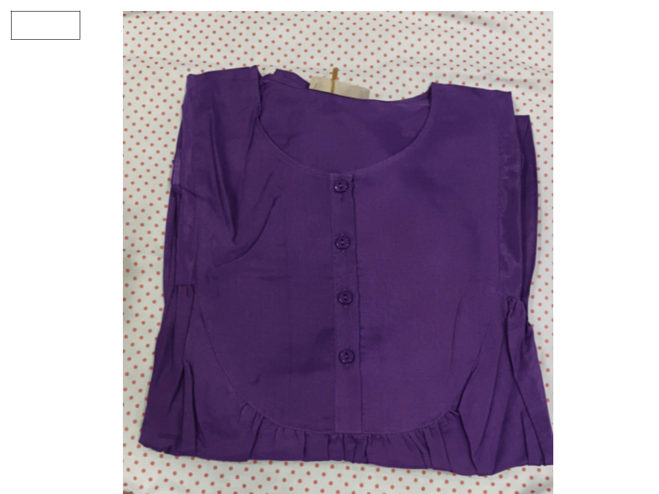 Purple Muslin Cotton Coord Set
