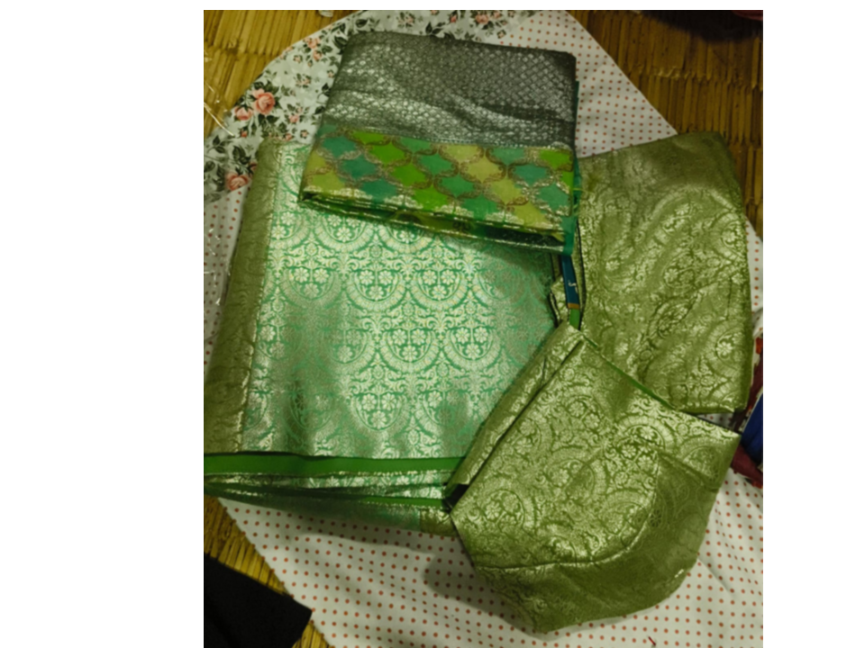 Banarasi Silk Ready made 2 Blouse Dupatta Lehenga 172813