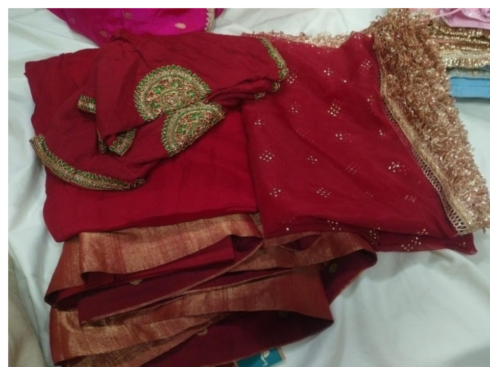 Tanjore Emb Bls W/Dup Lehenga 175068
