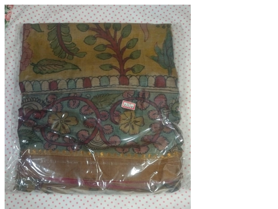 kalamkari Tussar w/facing Saree 172523