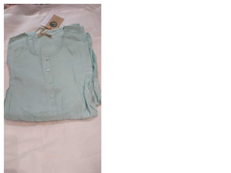 Blue Muslin Cotton Coord Set