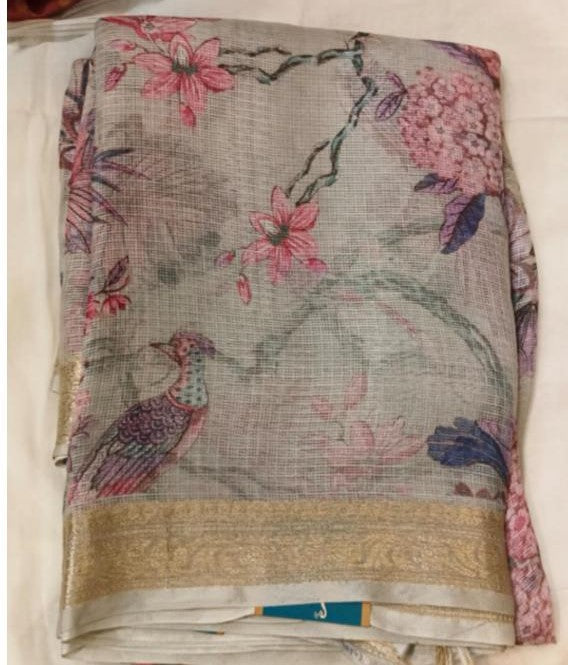 Kota saree with digital print Saree
