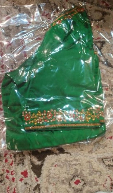 Silk with tanjore emb Blouse