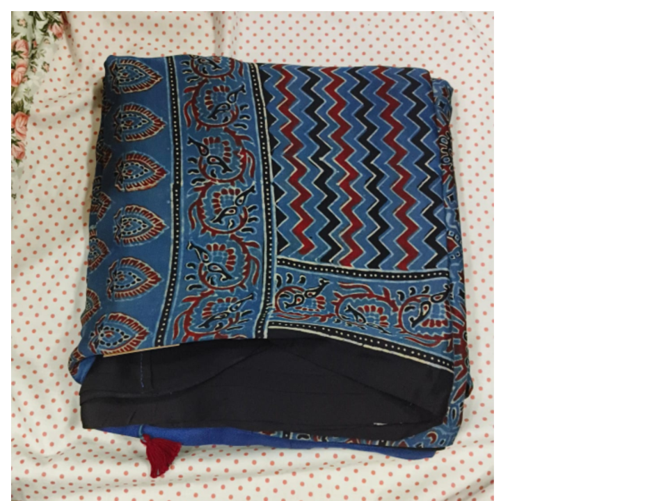 Ajrakh Modal Saree 171985