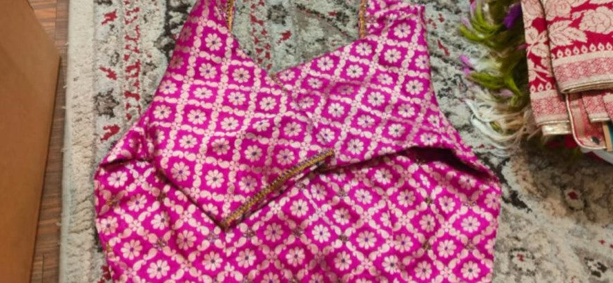Banarasi Silk with Tanjore emb Blouse