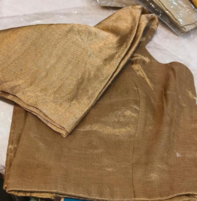 Chanderi tissue Readymade Blouse