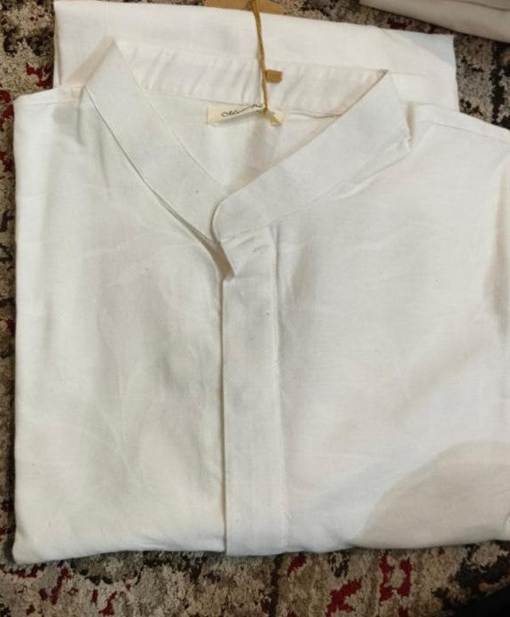 White Cotton Kurta