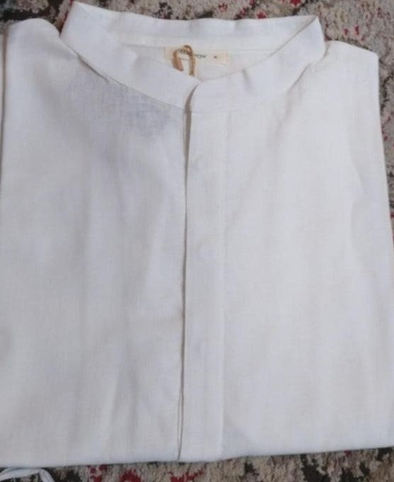 White Linen Kurta