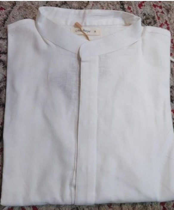 White Cotton Kurta