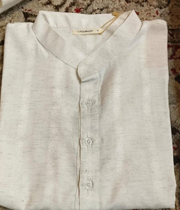 White Cotton Kurta