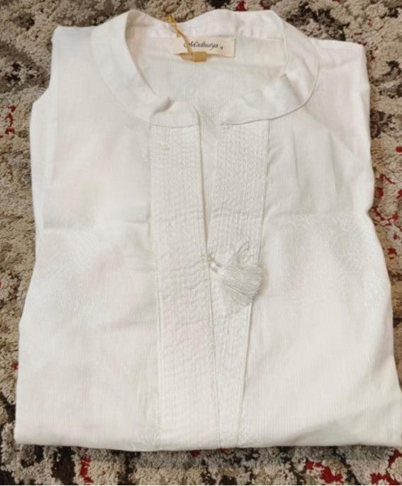White Cotton Kurti