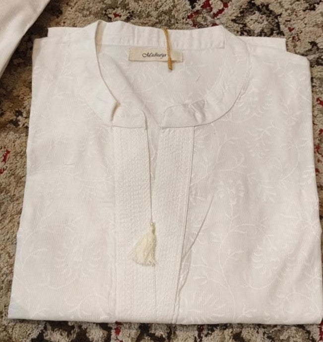 White Cotton Kurti