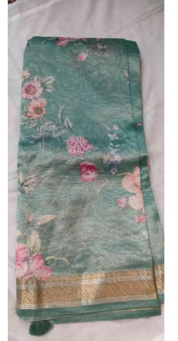 Soft Tissue printed saree