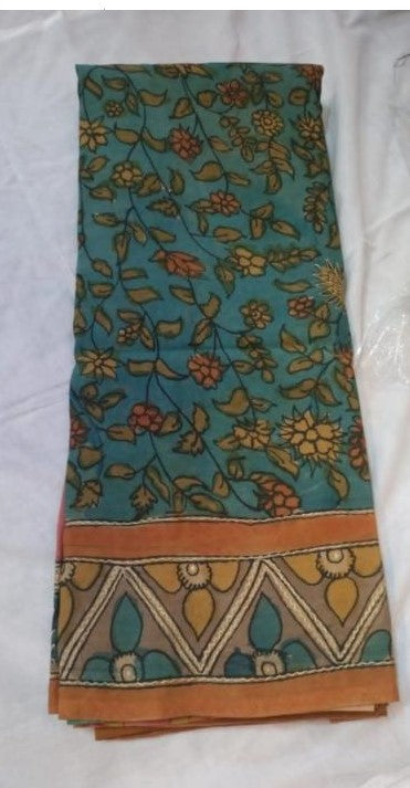 Kalamkari Cotton Emb Saree