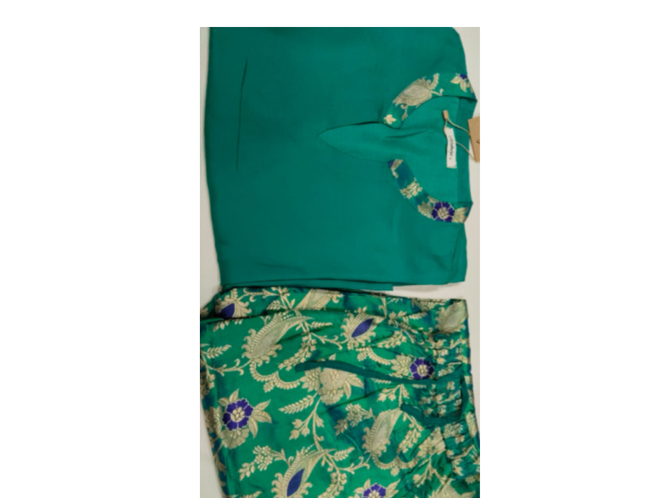 Modal Satin Kurti Pant 175179